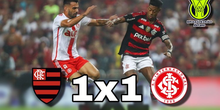 Flamengo fica no empate com o Internacional no Maracanã