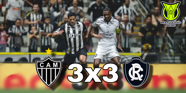 Empate de tirar o fôlego: Atlético-MG e Remo brilham em 3 a 3 no Brasileirão 2026