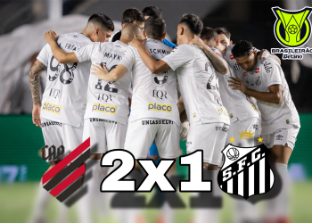 Athletico decide no fim e vence o Santos por 2 a 1 na Arena da Baixada