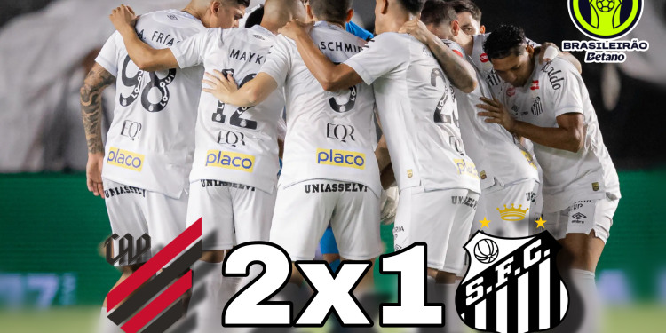 Athletico decide no fim e vence o Santos por 2 a 1 na Arena da Baixada