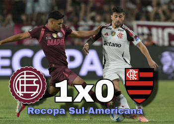 Lanús vence Flamengo por 1 a 0 e abre vantagem na Recopa Sul-Americana