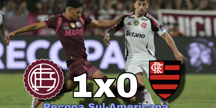 Lanús vence Flamengo por 1 a 0 e abre vantagem na Recopa Sul-Americana