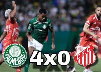 Palmeiras goleia o Capivariano por 4 a 0 e avança às semifinais do Paulistão