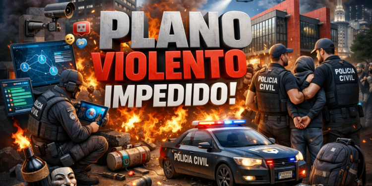 Polícia Civil barra plano violento e evita caos em manifestação na Paulista
