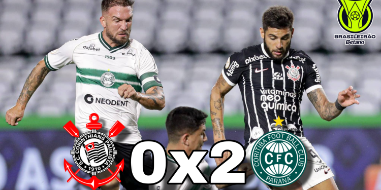 Coritiba vence o Corinthians fora de casa em jogo marcado por susto com jogador