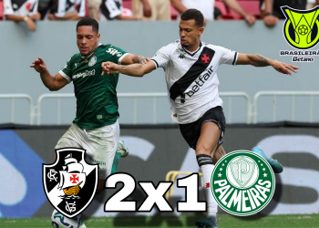 Vasco vence o Palmeiras de virada e respira no Brasileirão 2026