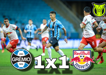 Grêmio cede empate ao Bragantino em casa pelo Brasileirão 20