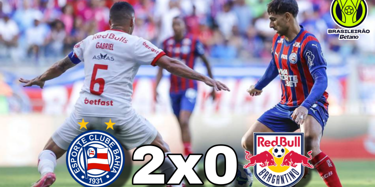Bahia vence o Bragantino e segue invicto no Brasileirão 2026