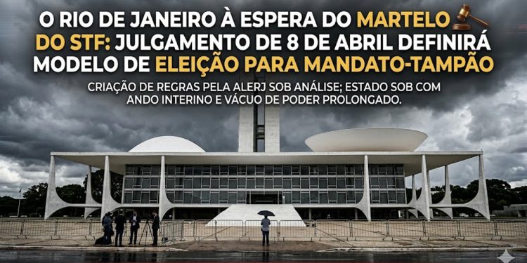 MARTELO NO STF: Corte define em 8 de abril regras para escolha do novo Governador do Rio.
