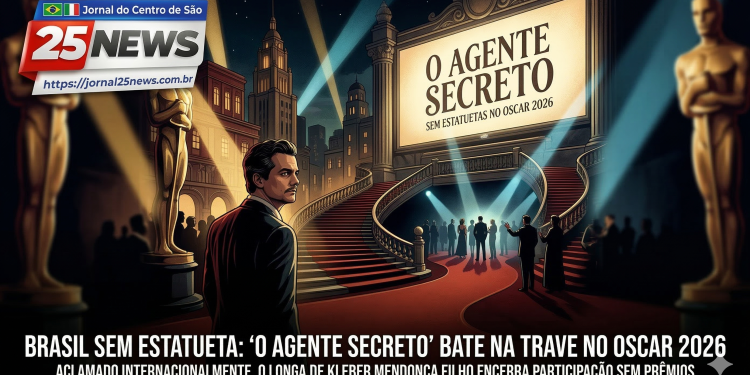 BRASIL SEM ESTATUETA: ‘O AGENTE SECRETO’ BATE NA TRAVE NO OSCAR 2026
