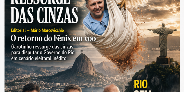 Editorial Mário Marcovicchio : O retorno do Fênix em voo- Garotinho ressurge das cinzas para disputar o Governo do Rio em cenário eleitoral inédito