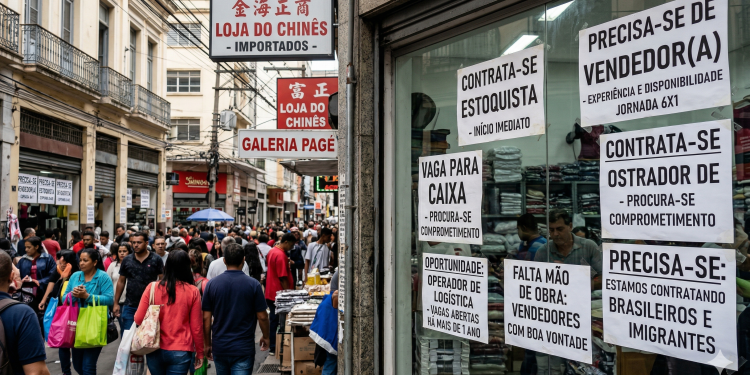 APAGÃO NO BALCÃO: O GRITO DE SOCORRO DO BRÁS E DA 25 DE MARÇO DIANTE DA ESCASSEZ DE MÃO DE OBRA