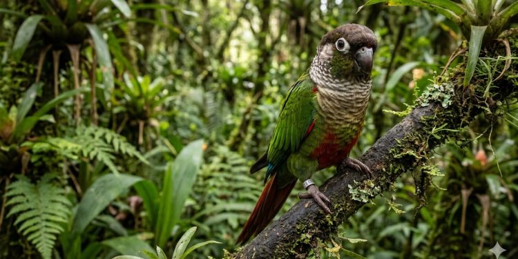 Refúgio de Segurança: Parque das Aves consolida colônia de 14 indivíduos, para garantir futuro do Periquito-cara-suja.