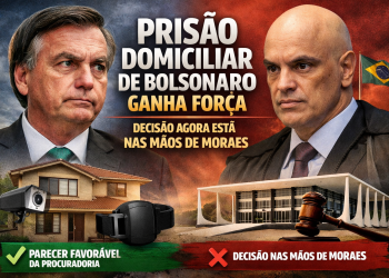 PRISÃO DOMICILIAR DE BOLSONARO GANHA FORÇA: PROCURADORIA MUDA POSIÇÃO E PRESSÃO AGORA ESTÁ NAS MÃOS DE MORAES