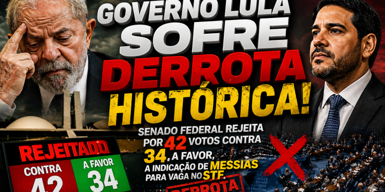 TREME O PLANALTO: SENADO REJEITA MESSIAS E GOVERNO LULA SOFRE DERROTA QUE NÃO SE VIA HÁ MAIS DE UM SÉCULO!