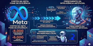 FOME DE PROCESSAMENTO: Meta corta 8 mil postos para sustentar corrida bilionária pela IA