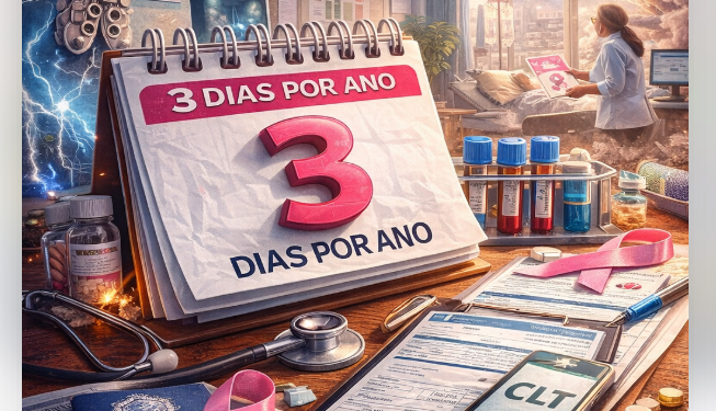 NOVA LEI GARANTE ATÉ 3 DIAS DE FOLGA PARA EXAMES PREVENTIVOS — SAÚDE AGORA É DIREITO NA PRÁTICA