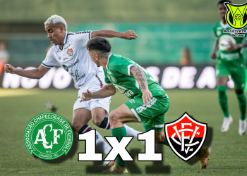 Chapecoense vacila no fim e cede empate ao Vitória