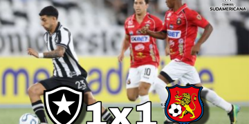Botafogo empata com o Caracas na estreia da Sul-Americana 2026 e é vaiado no Nilton Santos
