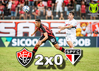 Vitória vence o São Paulo por 2 a 0 no Barradão e ganha fôlego no Brasileirão 2026