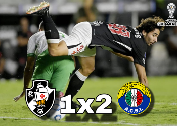 Vasco sofre virada do Audax Italiano em jogo com expulsões e polêmica