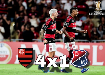Flamengo goleia o Independiente Medellín e mantém 100% na Libertadores 2026
