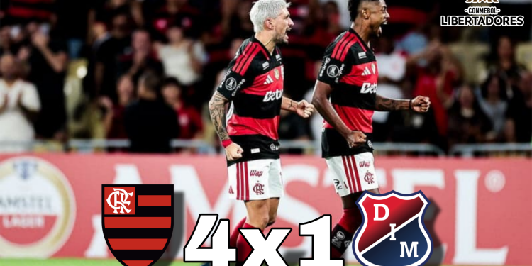 Flamengo goleia o Independiente Medellín e mantém 100% na Libertadores 2026