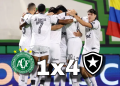 Botafogo atropela a Chapecoense por 4 a 1 fora de casa no Brasileirão 2026