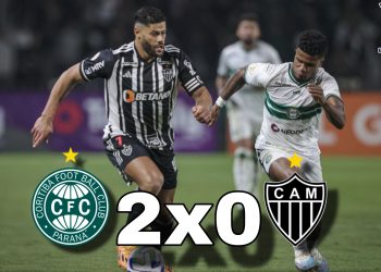 Coritiba vence o Atlético-MG com autoridade e jogo termina em confusão no Couto Pereira