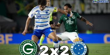 Goiás arranca empate no fim contra o Cruzeiro em jogo movimentado pela Copa do Brasil 2026