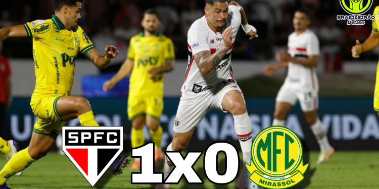 São Paulo vence o Mirassol por 1 a 0 e ganha fôlego no Brasileirão 2026