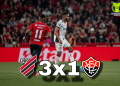 Athletico-PR vence o Vitória por 3 a 1 no Brasileirão 2026 com virada e atuação decisiva de Viveros