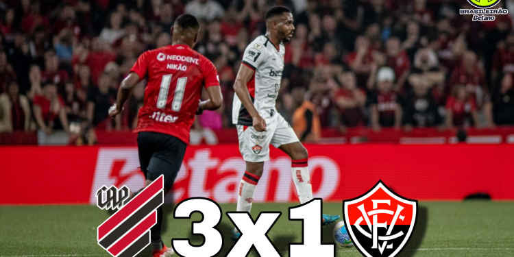 Athletico-PR vence o Vitória por 3 a 1 no Brasileirão 2026 com virada e atuação decisiva de Viveros