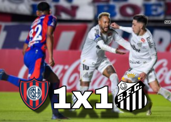 Santos empata com San Lorenzo e se complica na Sul-Americana 2026
