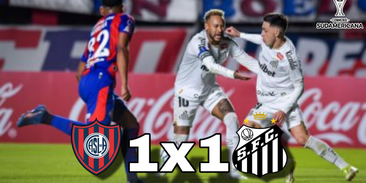 Santos empata com San Lorenzo e se complica na Sul-Americana 2026