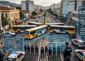 BLOQUEIO DO MEDO: Tática criminosa paralisa circulação em bairros suburbanos cariocas.
