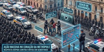 SENTINELAS DO CENTRO: Ação massiva mobiliza centenas contra ataques a motoristas no coração da metrópole.