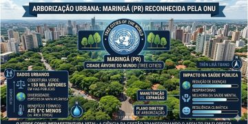PULMÃO URBANO: Cidade brasileira entra no seleto grupo das mais arborizadas do mundo pela ONU.