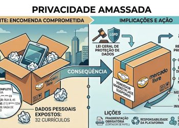 PRIVACIDADE AMASSADA: Currículos são usados como enchimento de caixa em entrega do Mercado Livre.