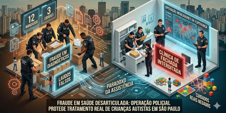 MERCADORES DA ESPERANÇA: Ofensiva desarticula rede que lucrava com diagnósticos fictícios de neurodiversidade.