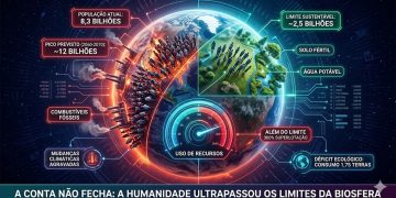 CONTA QUE NÃO FECHA: Estudo de 200 anos revela que a Terra opera com 300% de "superlotação".