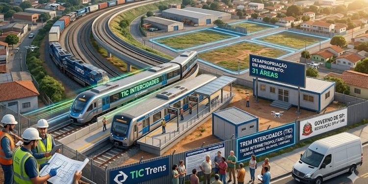 O PREÇO DA CONEXÃO: Governo acelera desapropriações para o Trem Intercidades entre Jundiaí e Campinas.