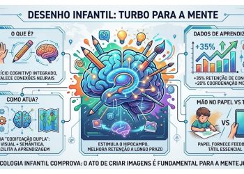 MÃO NO PAPEL, CÉREBRO EM AÇÃO: Como o desenho infantil molda a memória e a inteligência.
