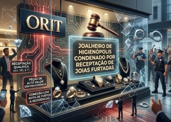 LUSTRE MANCHADO: Joalheiro de luxo em Higienópolis é condenado por receptação de joias furtadas.