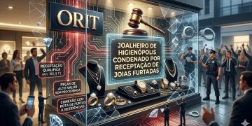 LUSTRE MANCHADO: Joalheiro de luxo em Higienópolis é condenado por receptação de joias furtadas.