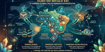OURO DO SÉCULO XXI: Terras raras e minerais críticos colocam o Brasil na encruzilhada geopolítica.