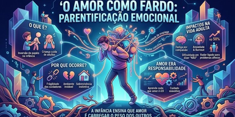 O AMOR COMO FARDO: A armadilha da parentificação emocional e o custo de ser o "cuidador" do mundo.