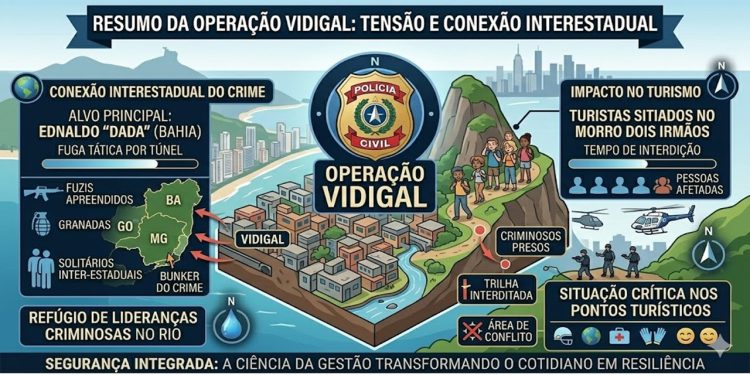 CONEXÃO DO CRIME: Líder baiano foge por túnel e deixa 200 turistas ilhados no Vidigal.