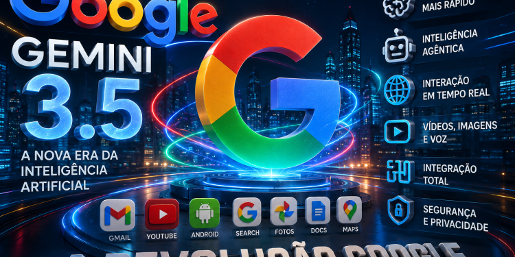 GOOGLE SURPREENDE O MUNDO E LANÇA O GEMINI 3.5: A NOVA ERA DA INTELIGÊNCIA ARTIFICIAL COMEÇOU