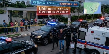 LÍDER DO PCC NA BAHIA É PRESO EM CAMPINAS.